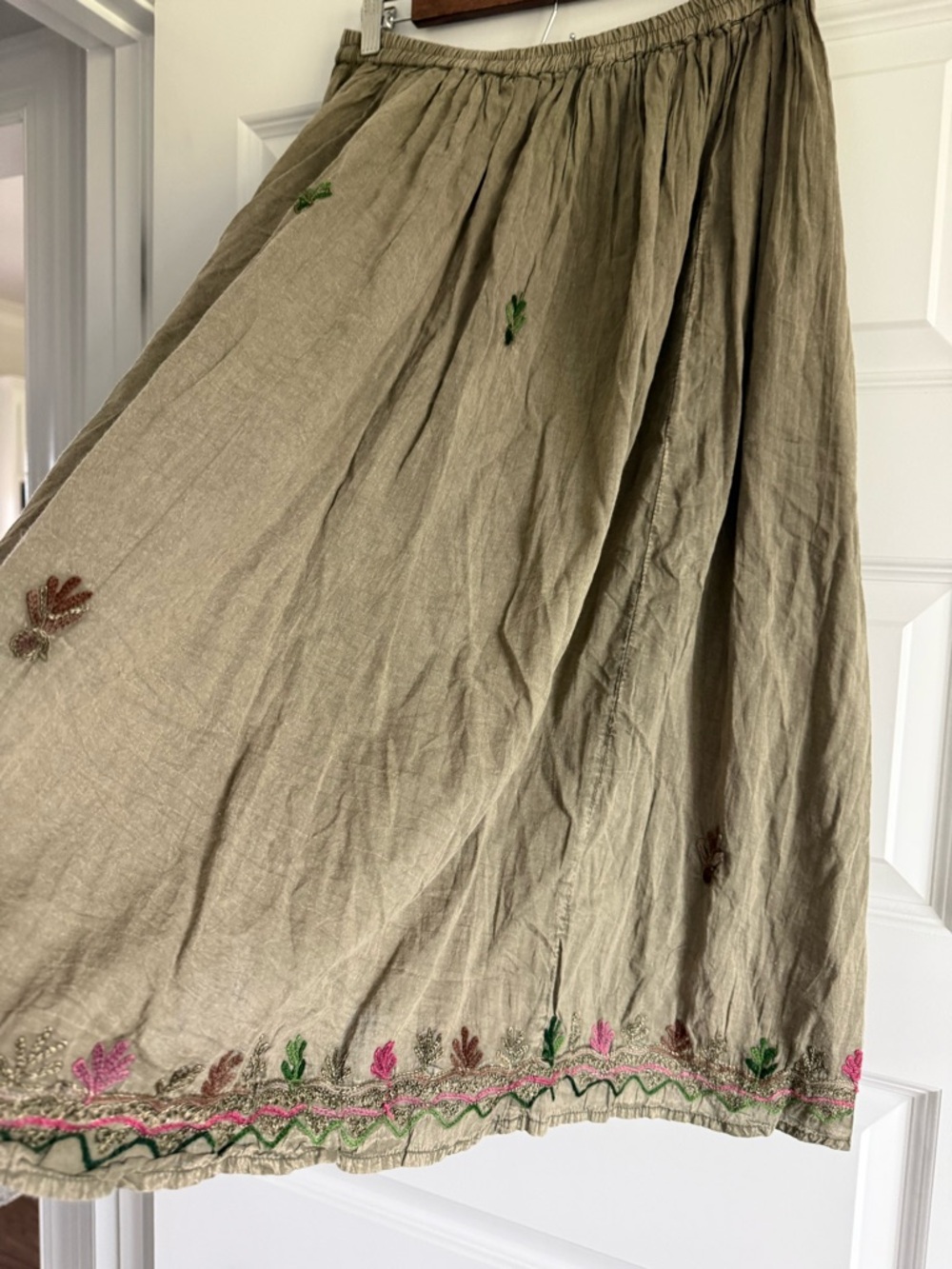 Young Threads Boho Embroidered Skirt NWT - Picture 8 of 12